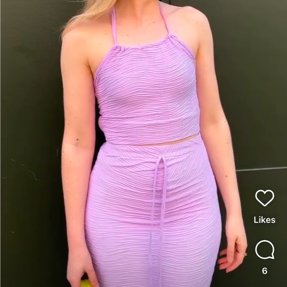 NWT Rita Row The Elie Skirt in Lilac SZ Large
